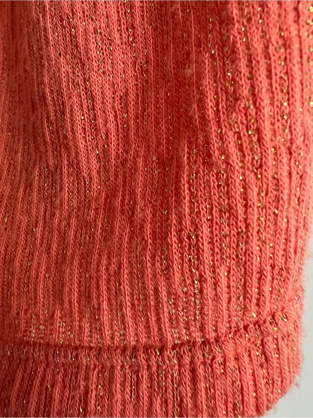Free People Coral Orange Gold Metallic Cowl Neck Ruched Mini Dress S NWT